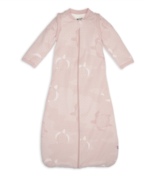 Picture of Lodger Hopper Matcha Turtle Sleeping bag with removable sleeves 68/80 / Pink