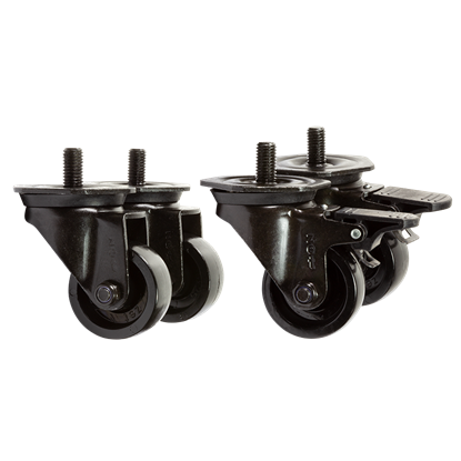 Picture of Logilink 19" Rollensatz für Canovate 19" Standschränke,4 Stk