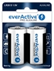 Picture of LR20/D baterijas 1.5V everActive Pro Alkaline MN1300/E95 iepakojumā 2 gb.