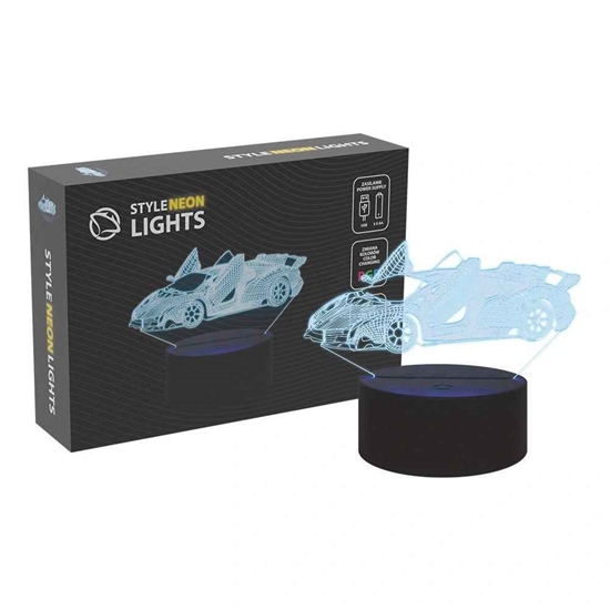 Picture of Manta SNL64RGB LED lamp Light decoration Car 3D RGB