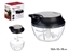 Picture of Manual chopper, steel cover, 3 blades, 10×13.5×12 cm, 86986, Kinvara