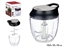 Attēls no Manual chopper, steel cover, 5 blades, 15×13.5×12 cm, 86985, Kinvara