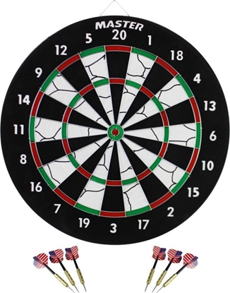 Picture of Master Dart 2w1 Dwustronny 45 cm + 6 Rzutek