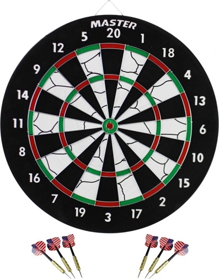Picture of Master Dart 2w1 Dwustronny 45 cm + 6 Rzutek