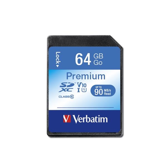 Изображение MEMORY SDXC 64GB UHS-I/VER44024 VERBATIM