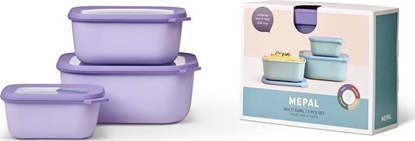 Picture of Mepal ZESTAW 3 MISEK CIRQULA PROSTOKTNA 750 1500 3000 NORDIC LILAC 106271074600