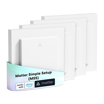 Изображение Meross Inteligentny przecznik rolet MEROSS MRS105MA-EU Wi-Fi (Matter) (Zestaw 4 szt.)