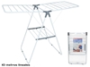 Изображение Metal dryer 131X58X93,5 Cm White/Grey