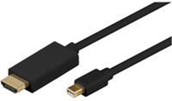 Picture of MicroConnect Mini Displayport-HDMI M-M 3m  incl. audio transmission 5704174123125