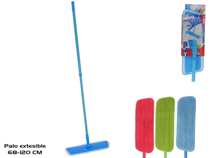 Изображение Microfiber Mop 40Cm W/Stick 68-120Cm, 129 X 14 X 40 cm