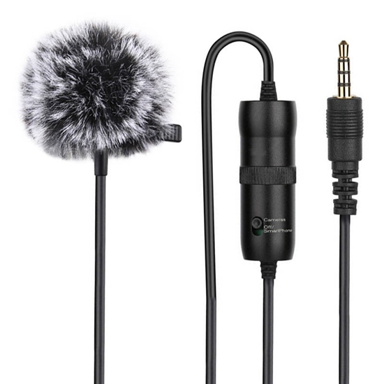 Изображение Microphone with a clip PULUZ 3.5mm Jack 6m