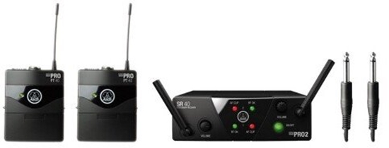 Picture of Mikrofon AKG Mikrofonowy zestaw bezprzewodowy AKG WMS40 Mini2 Instrumental Set BD ISM2/3 EU/US/UK