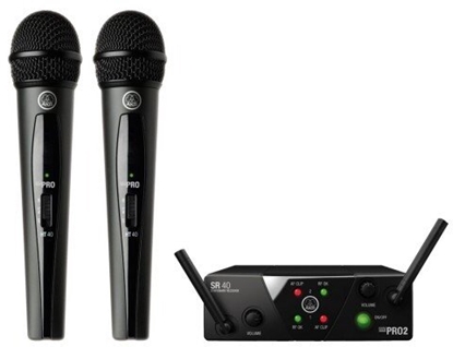 Picture of Mikrofon AKG Mikrofonowy zestaw bezprzewodowy AKG WMS40 Mini2 Vocal Set BD US25B/D
