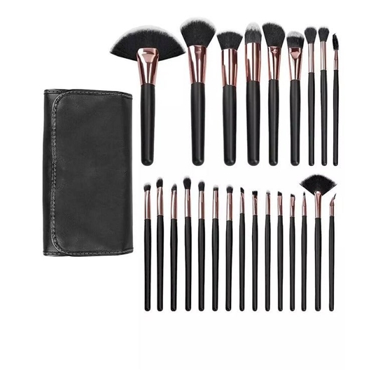 Picture of MIMO Makeup Brush Set Black 24 Pcs