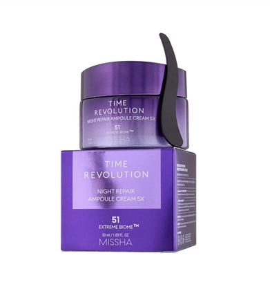Attēls no Missha Time Revolution Night Repair Ampoule Cream 5X 50ml
