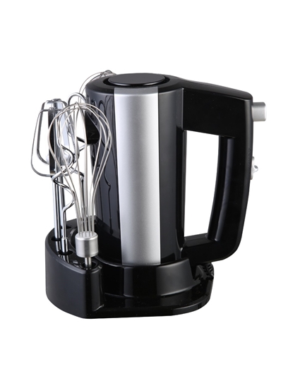 Изображение Mixer Rosberg R51110KB, 300W, 5 speeds, With stand and accessories,  Black/silver