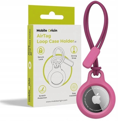 Picture of Mobile Origin Mobile Origin Airtag Loop Case Holder A1, pink