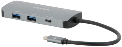 Picture of Stacja/replikator Mobilis Mobilis 001382 stacja dokujca Przewodowa USB 3.2 Gen 1 (3.1 Gen 1) Type-C Czarny, Szary