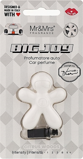 Picture of Mr&Mrs Fragrance Big Joy Car Perfume Citrus Woods