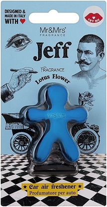 Attēls no Mr&Mrs Fragrance Jeff Chrome Car Air Freshener Lotus Flowers