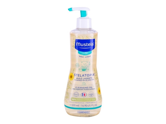 Picture of Mustela Bébé Stelatopia Shower Oil 500ml