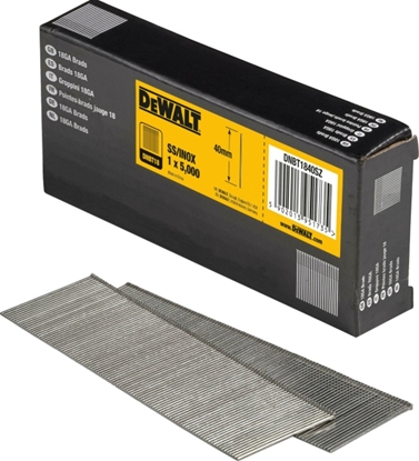 Изображение Naglas DeWalt DNBT1840SZ; 0°; 1,25x40 mm; 5000 gab.