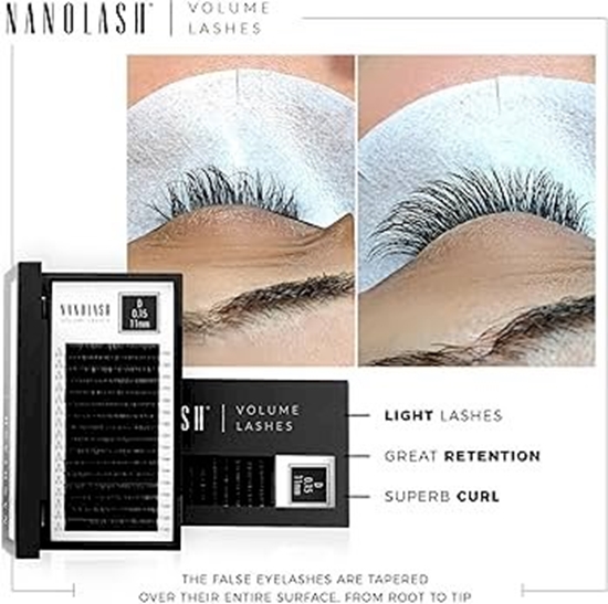 Picture of Nanolash Volume Lashes 0.10 C 9 mm