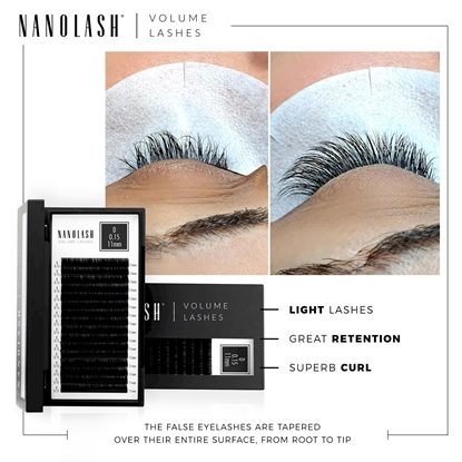 Picture of Nanolash Volume Lashes 0.15 C 10 mm