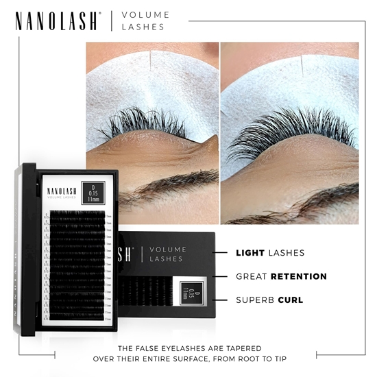 Picture of Nanolash Volume Lashes 0.15 D 10 mm