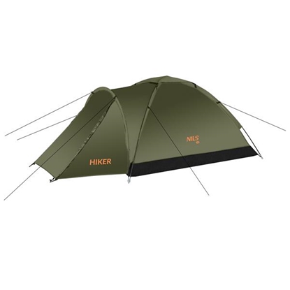 Изображение NC6010 haki krāsas kempinga telts HIKER NILS CAMP