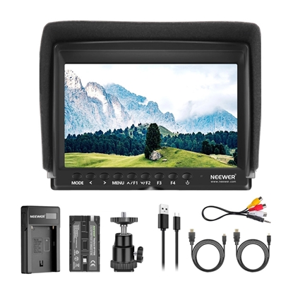 Picture of Neewer Zestaw monitor polowy + adowarka USB + bateria NEEWER F100