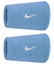 Изображение Nike Frotka Swoosh Classic Doublewide Wristbands 2 szt. niebieskie