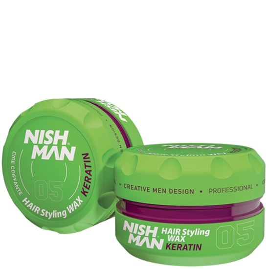Изображение Nishman Hair Styling Wax Keratin 150 ml