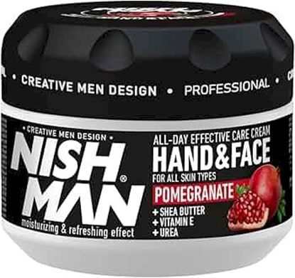 Изображение Nishman Hand&Face All-Day Effective Care Cream Pomegranate 300 ml