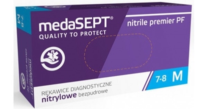 Attēls no Nitril cimdi, "Medasept", zili, b/p, (XL), (100gab)