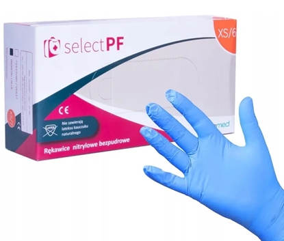 Attēls no Nitrila cimdi bez pūdera, "SELECT PF" (M), (100gab)