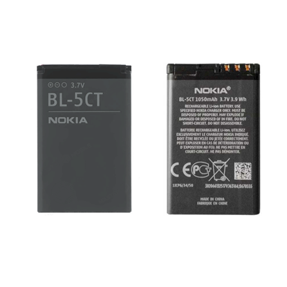 Attēls no Nokia BL-5CT Original Li-Ion Battery 3.7V / 1050mAh / 3.9Wh (OEM)