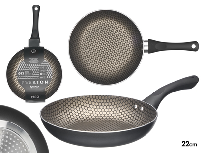 Attēls no Non-stick induction frying pan, honeycomb panel, 22 cm, 6.5×30×23 cm, 82284, Kinvara