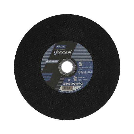 Изображение Norton Norton Tarcza.Vulcan 300 x 3.0 x 32mm A30S do metalu 10szt.+1