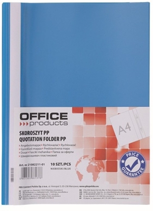 Изображение OfficeProducts Skoroszyt OFFICE PRODUCTS, 120/180 mic, PP, niebieski
