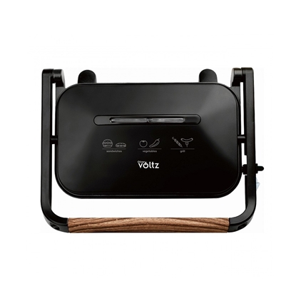 Picture of Oliver Voltz 555R51442K, Sandwich maker,1300W, Non-stick plates, Black