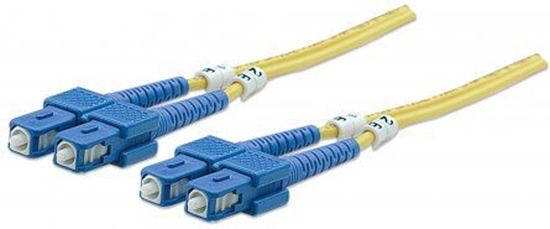 Picture of Opitiskais kabelis OS2,  SC/SC, Singlemode, dzeltens, 5m, INTELLINET