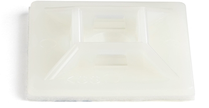 Attēls no Organizer StarTech .com 100 sztuk samoprzylepne uchwyty na kabel - due - biay - zgodny z TAA (opakowanie z 100) - do .com 1HE Rack prowadzenie kabli, 19 cali poziome zarzdzanie kablami