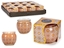 Picture of Oriental tea candle in glass container, 6.3×7.5×7.5 cm, 21162, Acorde