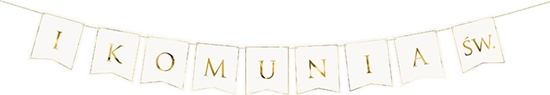 Picture of Party Deco Baner komunijny na Komuni wit 133 cm, 1 szt. uniwersalny