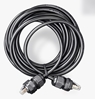 Изображение Patch cable DELTACO S/FTP Cat6a, 3m, IP68, PG13.5, black / SFTP-63AH-WP