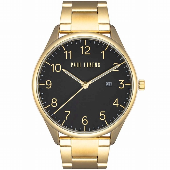 Picture of Paul Lorens Men's Watch PL1273B2-1D1 Gold