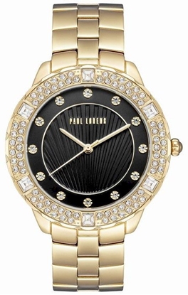 Attēls no Paul Lorens Quartz Women’s Watch 38mm Gold Case Black Dial