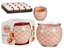 Picture of Peach candle in glass container, 6.3×7.4×7.4 cm, 34565, Acorde