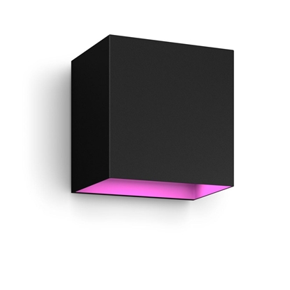 Изображение Philips Hue WCA Resonate Outdoor Downward Wall Lantern, Black | 8 W | 2000-6500 Hue White Colour Ambiance